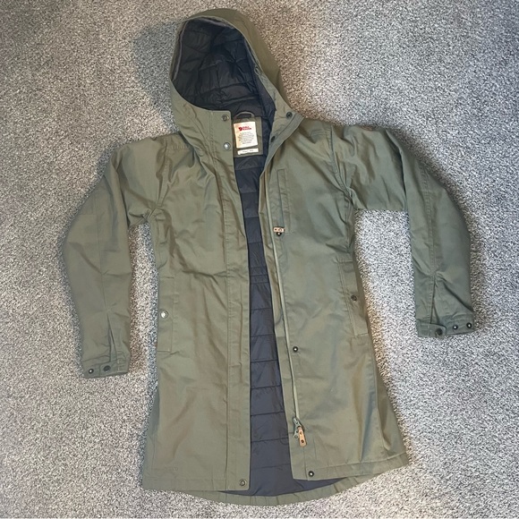 Fjällräven Kiruna Padded Parka, Green, XXS - Picture 2 of 7